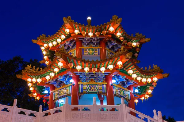 Thean Hou Temple no Festival do Meio do Outono, Kuala Lumpur — Fotografia de Stock