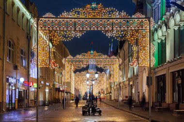 Noel süsleri, Moskova, Rusya