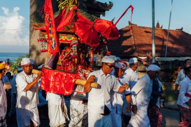 Tören alayı, Bali, Endonezya