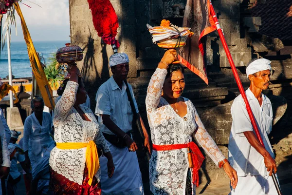 Ceremonial procession, Bali, Indonesia — Stock Photo, Image