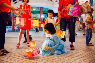 Thean Hou Tapınağı, Kuala Lumpur törende fener