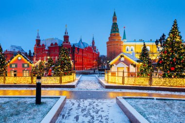Noel 'de Kremlin, Moskova, Rusya