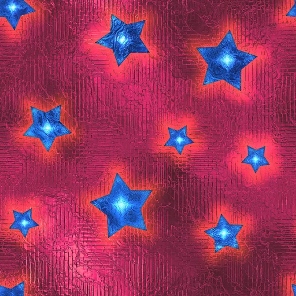 Бесшовные и Tileable Blue Stars розовая фольга Искрящийся праздник фон . — стоковое фото