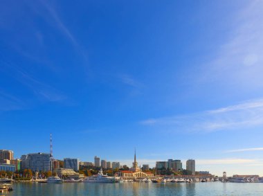 Rusya, Soçi, Liman, Deniz İstasyonu, Turtada gemiler ve yatlar