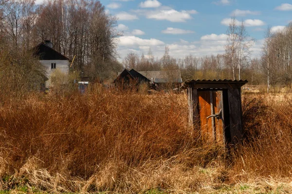 Piękny Krajobraz Północnej Wsi — Zdjęcie stockowe