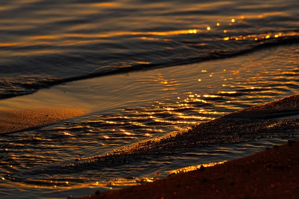 Meeresküste Bei Sonnenuntergang — Stockfoto