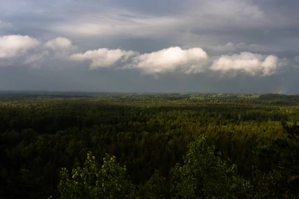 Flygfoto Över Vackert Landskap — Stockfoto