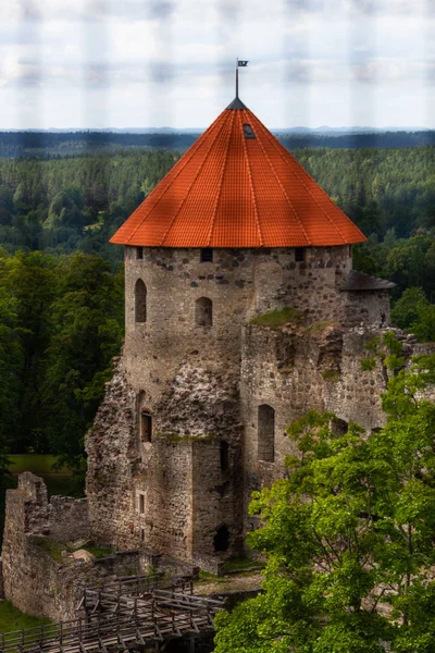 Castelo Medieval Pedra Europeia — Fotografia de Stock