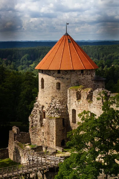 Castelo Medieval Pedra Europeia — Fotografia de Stock