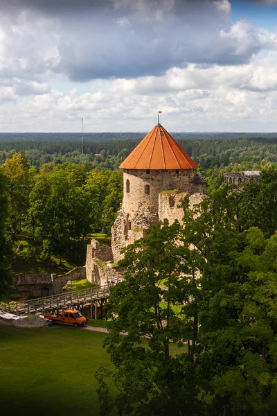 Castelo Medieval Pedra Europeia — Fotografia de Stock