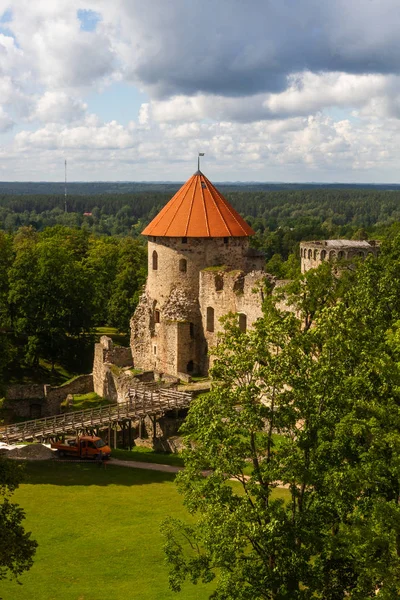 Castelo Medieval Pedra Europeia — Fotografia de Stock