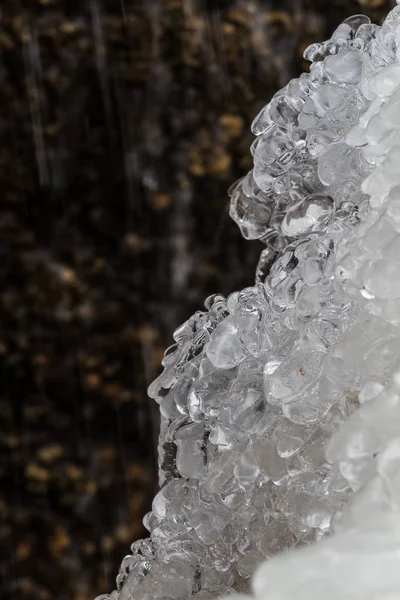 Wasserfall Mit Eis Zur Wintersaison — Stockfoto