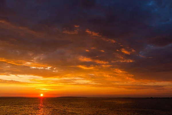 Sea Landscape Sunset Time — Stock Photo, Image