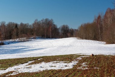 Gündüz güzel kış manzara