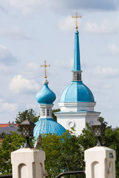 Orthodoxe Kerk Europese Stad — Stockfoto
