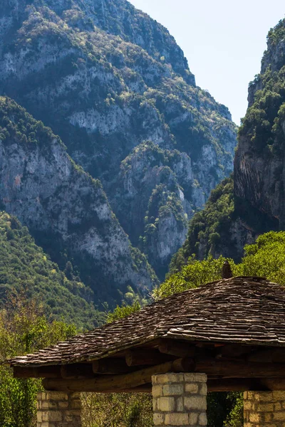 Berglandschaft Griechenland Bei Epirus Tzoumerka Karpenisi Und Zagorihori — Stockfoto