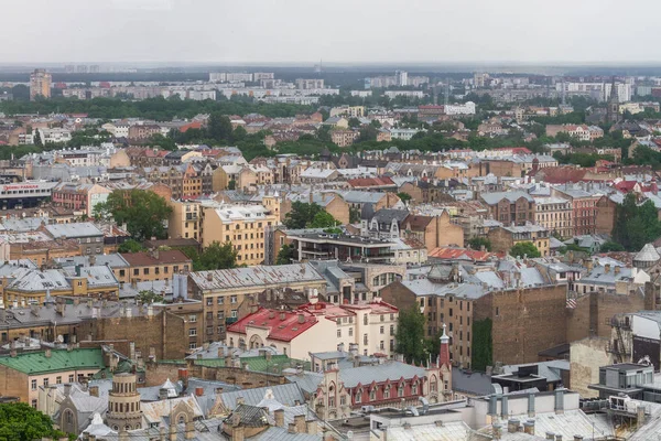 Veduta Aerea Della Moderna Città Europea — Foto Stock