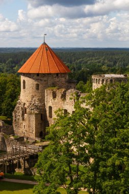 Havadan görünümü eski kale