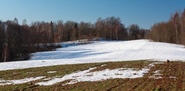 Gündüz güzel kış manzara