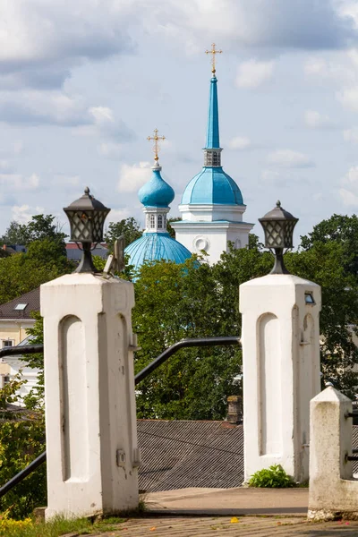 Orthodoxe Kerk Europese Stad — Stockfoto