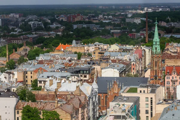 Modern Avrupa Kentinin Havadan Görünüşü — Stok fotoğraf