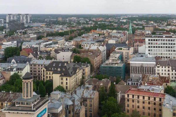 Luftaufnahme Der Modernen Europäischen Stadt — Stockfoto