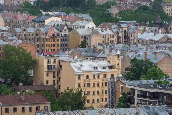 Veduta Aerea Della Moderna Città Europea — Foto Stock