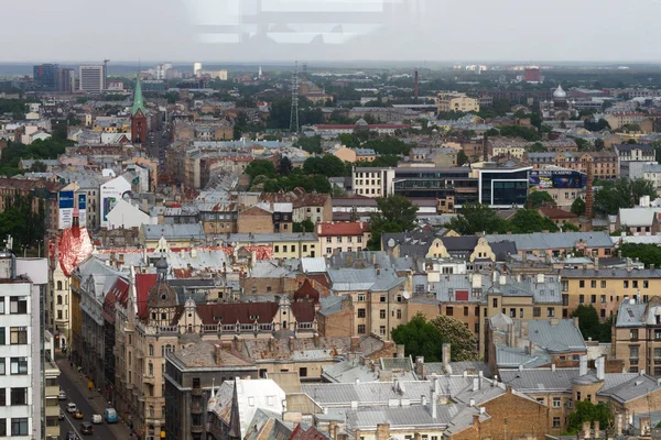 Modern Avrupa kentinin havadan görünüşü