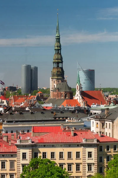 Luftaufnahme Der Modernen Europäischen Stadt — Stockfoto