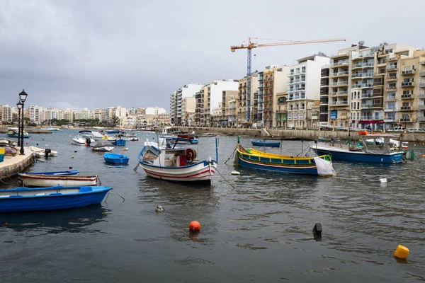 Harbor Boats Malta Island — 스톡 사진