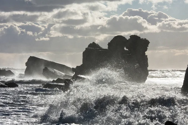 Olas Costa Del Mar Báltico — Foto de Stock