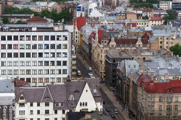 Veduta Aerea Della Moderna Città Europea — Foto Stock