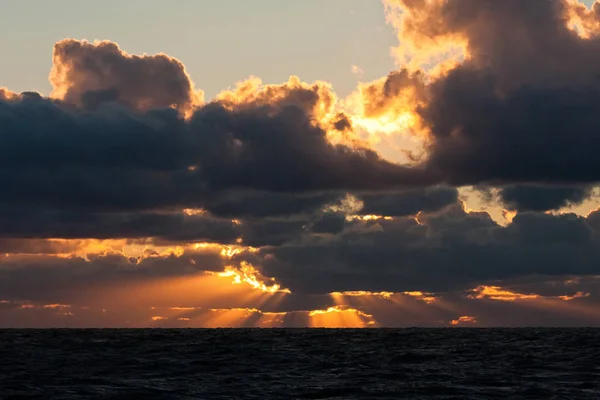 Baltic Sea Sunset Time — Stock Photo, Image