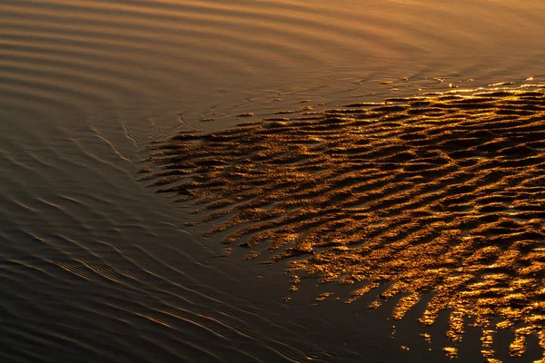 Costa Mar Pôr Sol — Fotografia de Stock