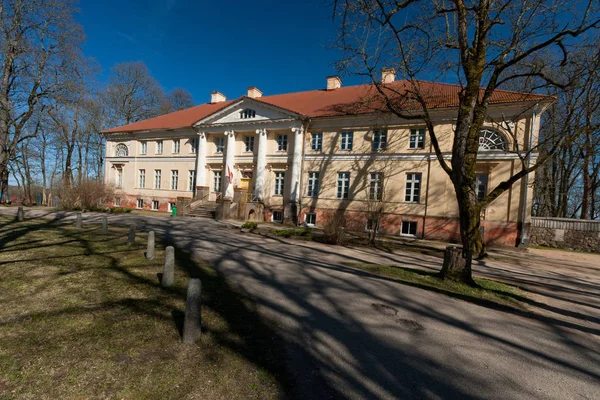 Bâtiment Historique Avec Cour Lettonie — Photo