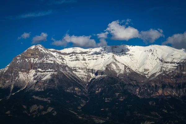 Snowy Mountains Sunny Day — Stock Photo, Image