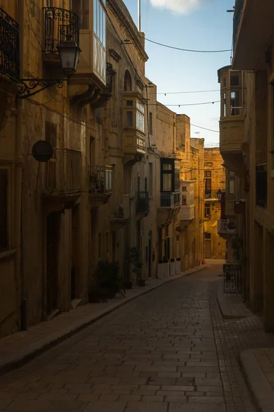 Gamla Historiska Staden Malta — Stockfoto