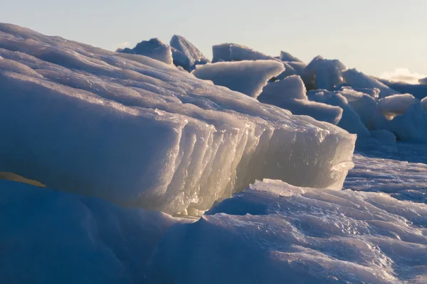Sea Coast Ice Winter Season — 스톡 사진
