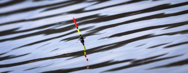 Nehir suyunda balık oltası