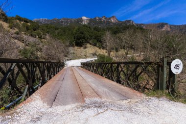Dağlarda güzel bir düğün yolu