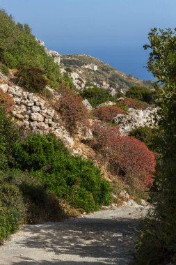 Malta adasındaki Akdeniz manzarası