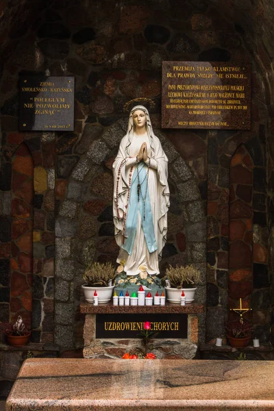 Estatua Del Cristianismo Virgen María — Foto de Stock