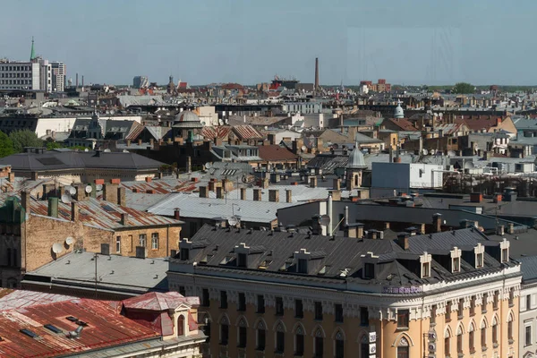 Aerial View Modern European City — Stock Photo, Image