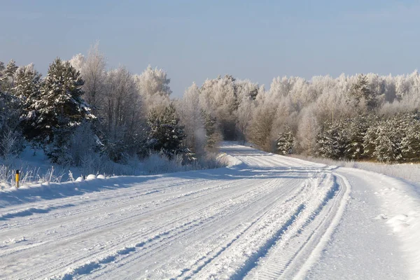 Kırsalda soğuk ve karlı kış