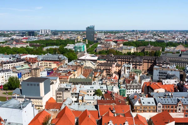 Flygfoto Över Modern Europeisk Stad — Stockfoto