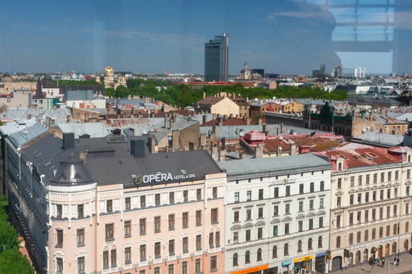 Aerial View Modern European City — Stock Photo, Image