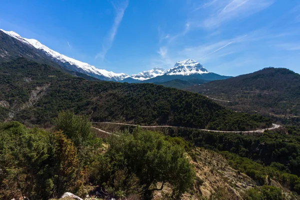 ツウメルカ ギリシャの山の風景 — ストック写真