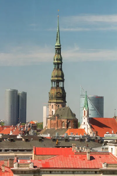 Modern Avrupa kentinin havadan görünüşü