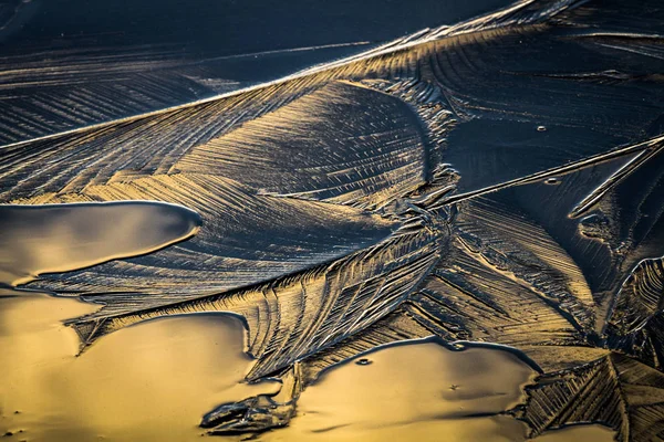 Río Hielo Día Soleado — Foto de Stock