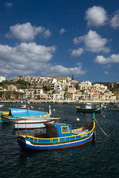 Boats Sea Harbor Malta — 스톡 사진